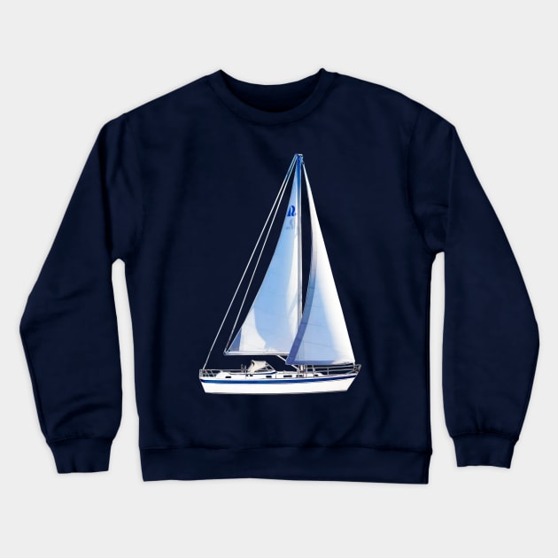 HR 39 Mark 1 Sailboat Crewneck Sweatshirt by FotoJarmo